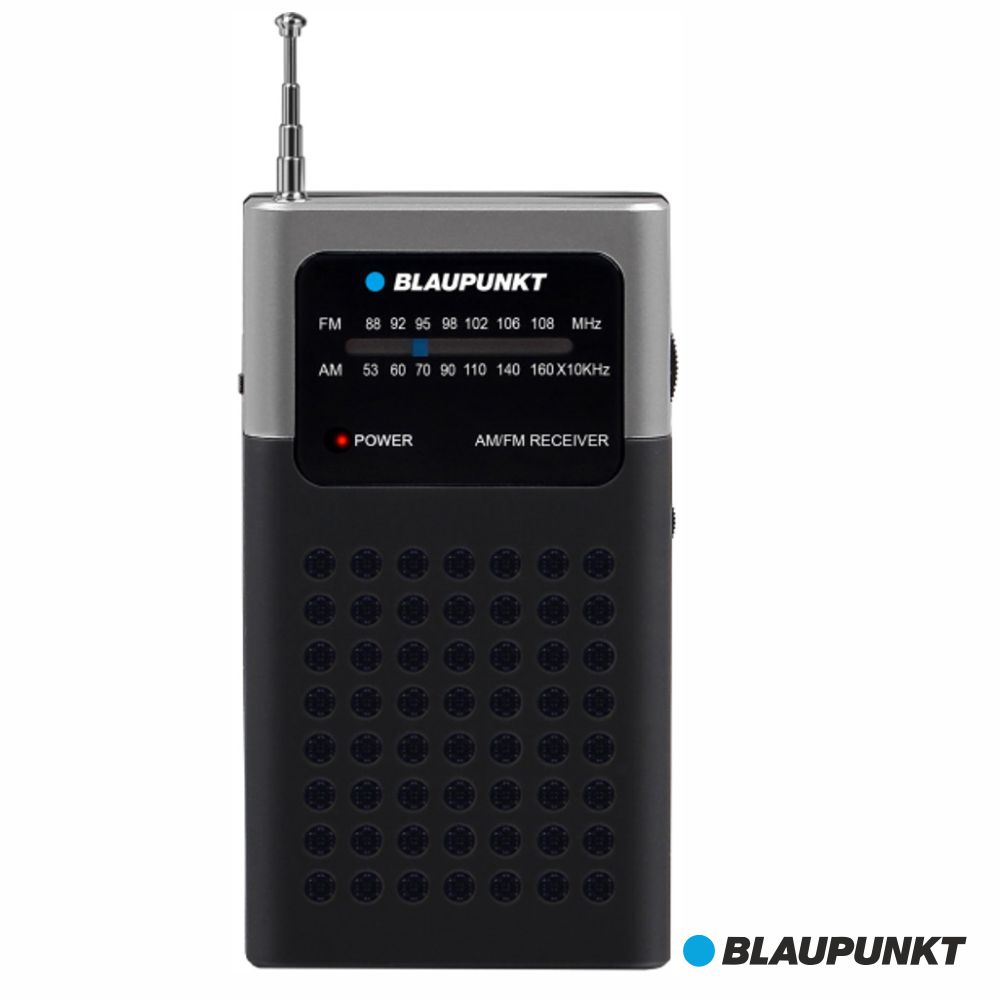 RÁDIO PORTÁTIL AM/FM DE BOLSO COLUNA 1.5″ A PILHAS BLAUPUNKT