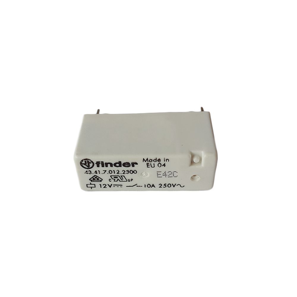 Relé 12v esp. 10a int. simpl. 2+3p. 43417012.20