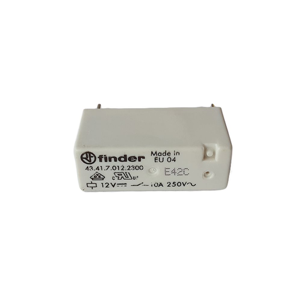 Relé 12v esp. 10a int. simpl. 2+2p. 43417012.23