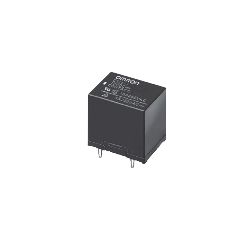 Relé 12v 16a simples 3+2c g5le-1-e tipo cubo