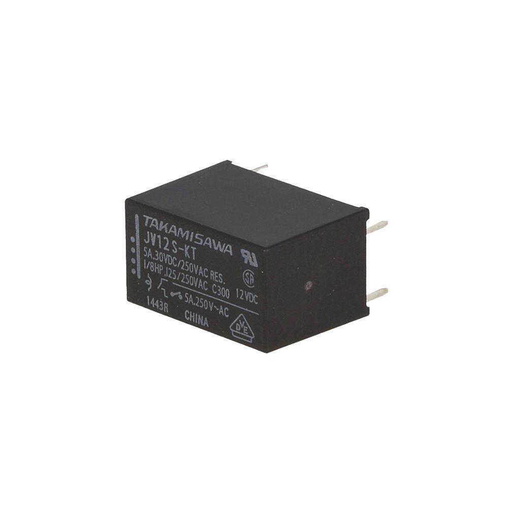 Relé 12v 5a simples 2+2c miniat. jv-12s-kt fujitsu