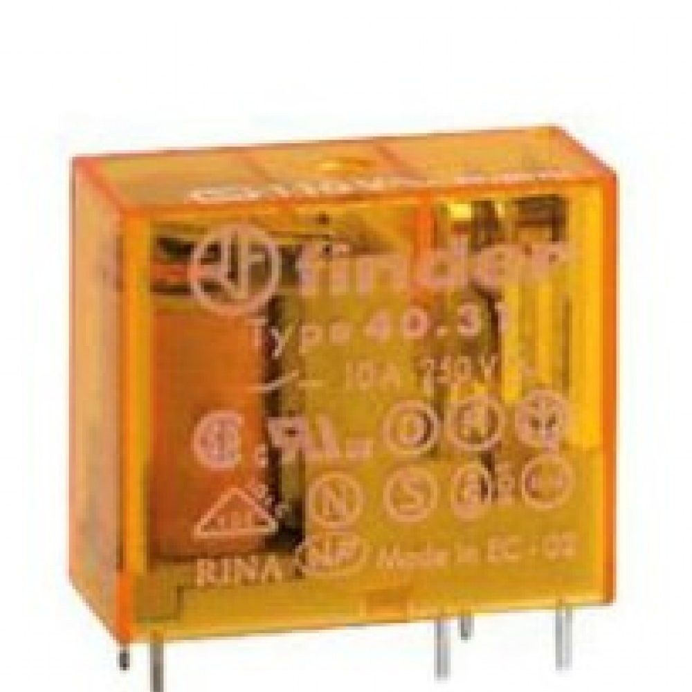 351-45 Relé 110v ac 10a inv. simples 40318110 finder
