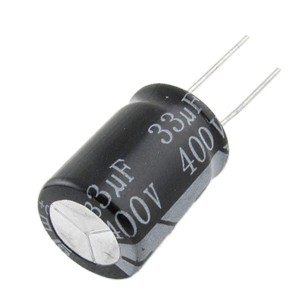 411-55 Condensador electr. 33uF 400v 17x20