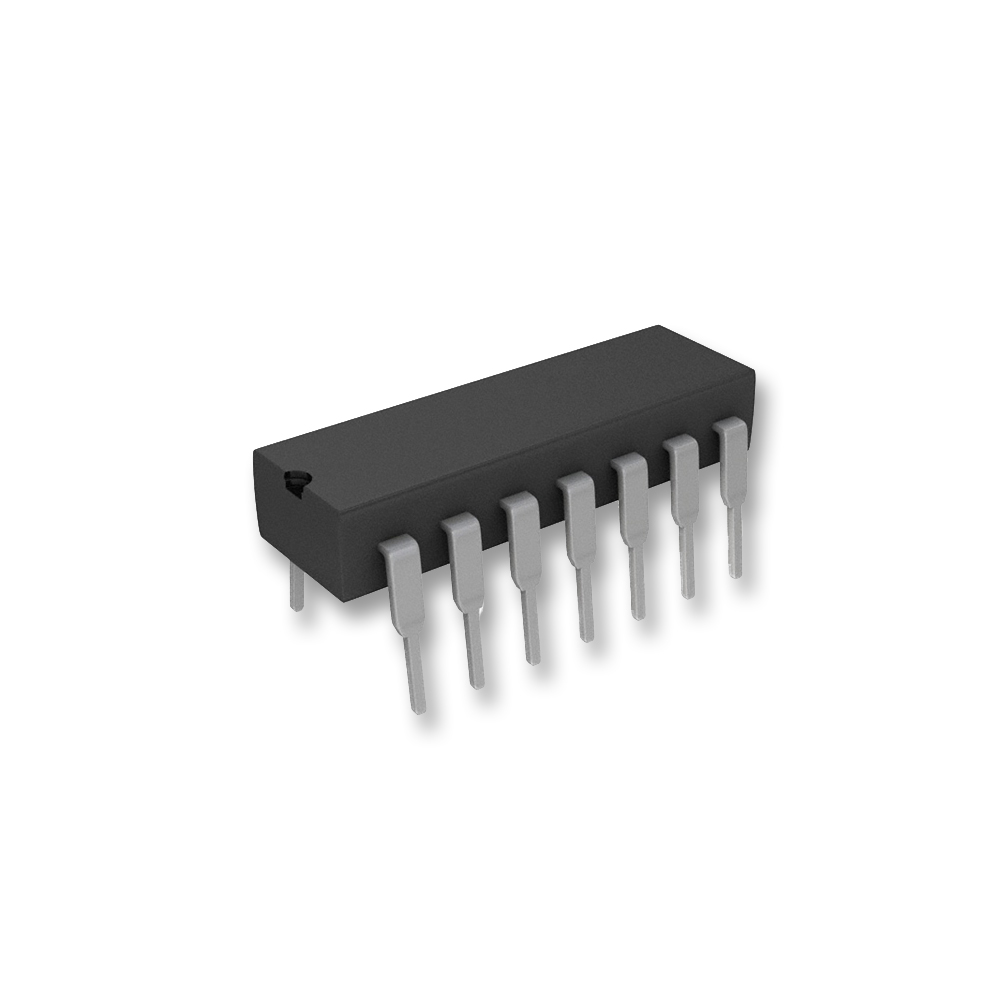 93-70 Circuito Integrado 7400n = sn dip14 quad 2input nand gate