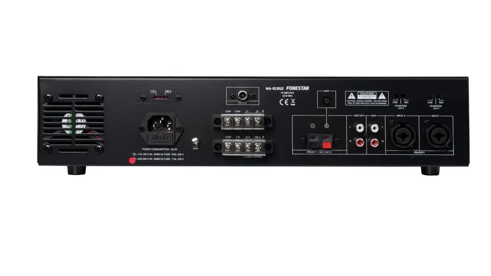1001 7846a (1) Amplificador sonor. 90wRm 100v 2-Z. mic+usb+fm MA-91RUZ