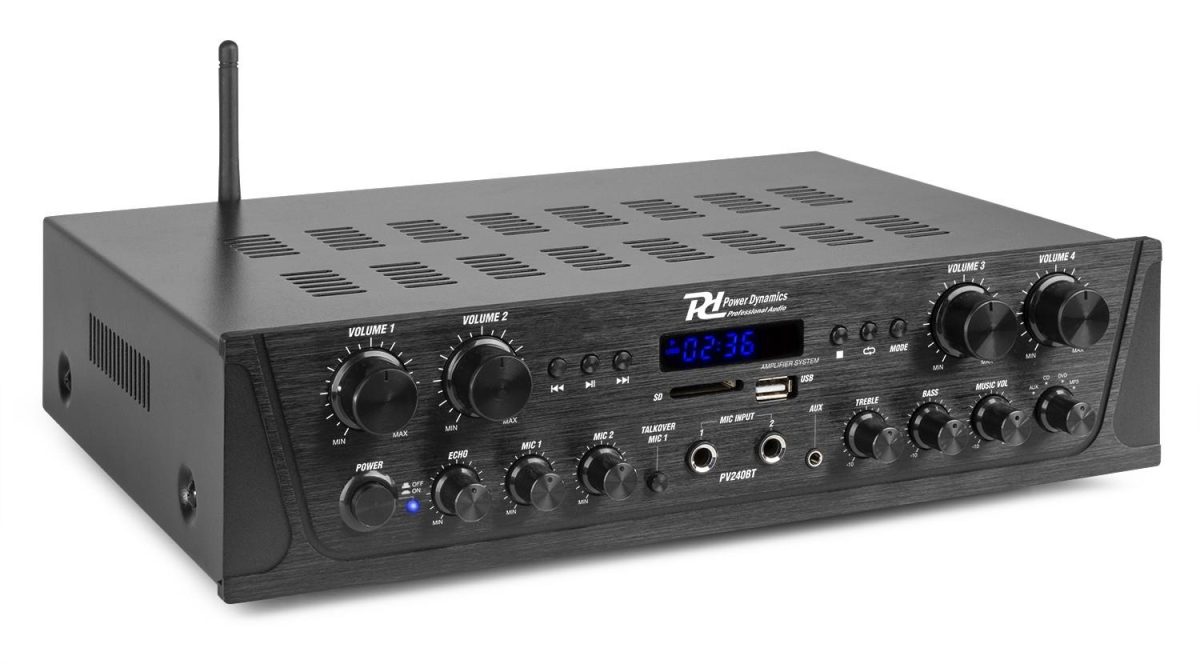 1001 8204 Amplificador 50wX4 4-vias usb+blu+fm HIFI PV240bt PDyn