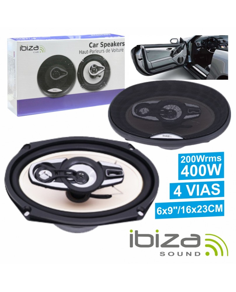 1002.130 Alt. auto 2x200w 6"x9" 3vias Oval CSP6903B IBIZA