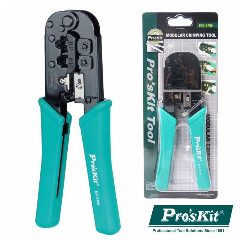 1020.25P Alicate cravar tel. 6-8 pin. metal 808-376H Proski