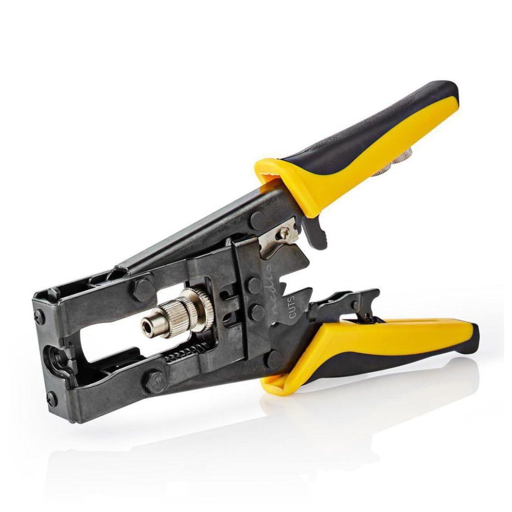 1020.26840 Alicate compressao p/tv cabo "f" CSGG49540YE NEDIS