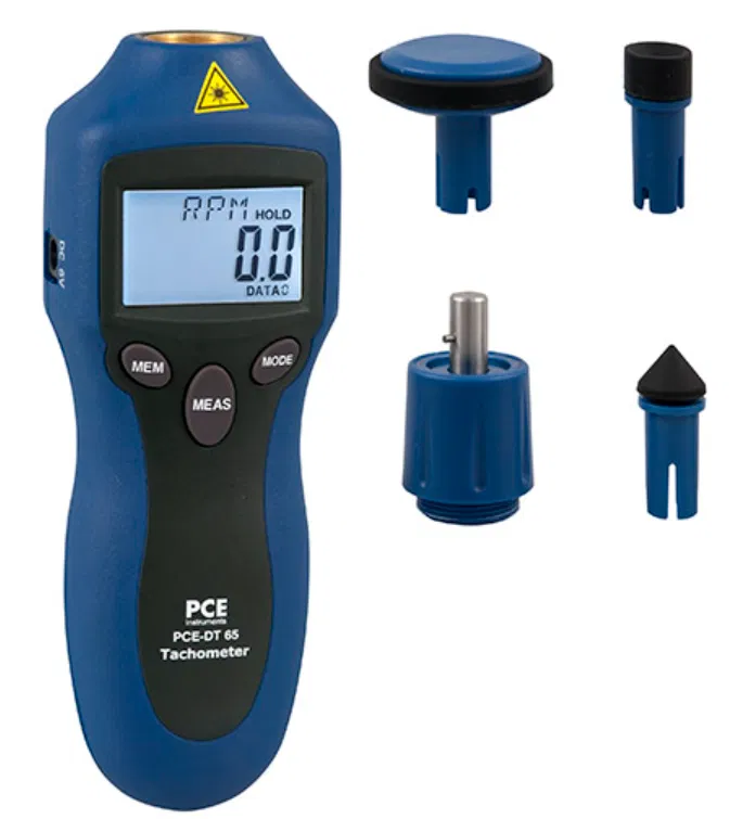 1038.341 Tacometro digital c/laser+rodas PCEDT65 PCE