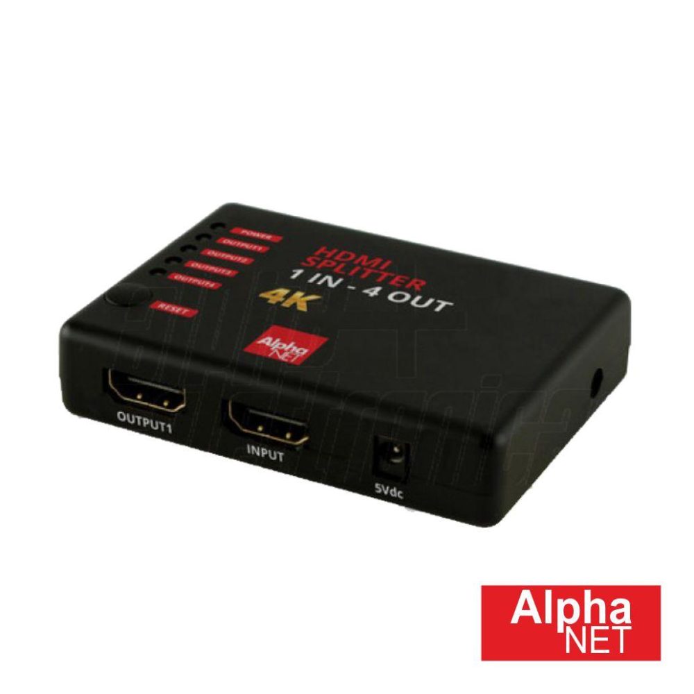 1040.446 Repartidor HDMI 1-in+4out HDR Amplificador CT304/25
