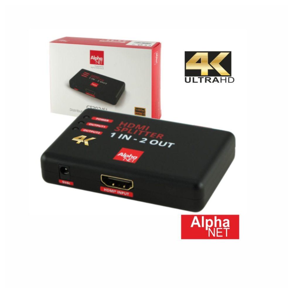 1040.447 Repartidor HDMI 1-in+2out Amplificador ct302/6l alpha