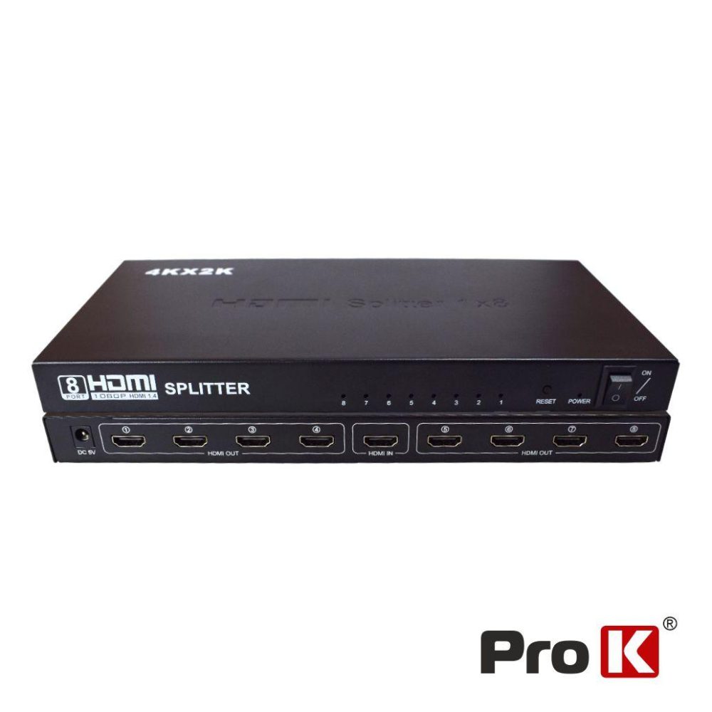 1040.45 Repartidor HDMI 1-in+8out Amplificador 2.1235 edc