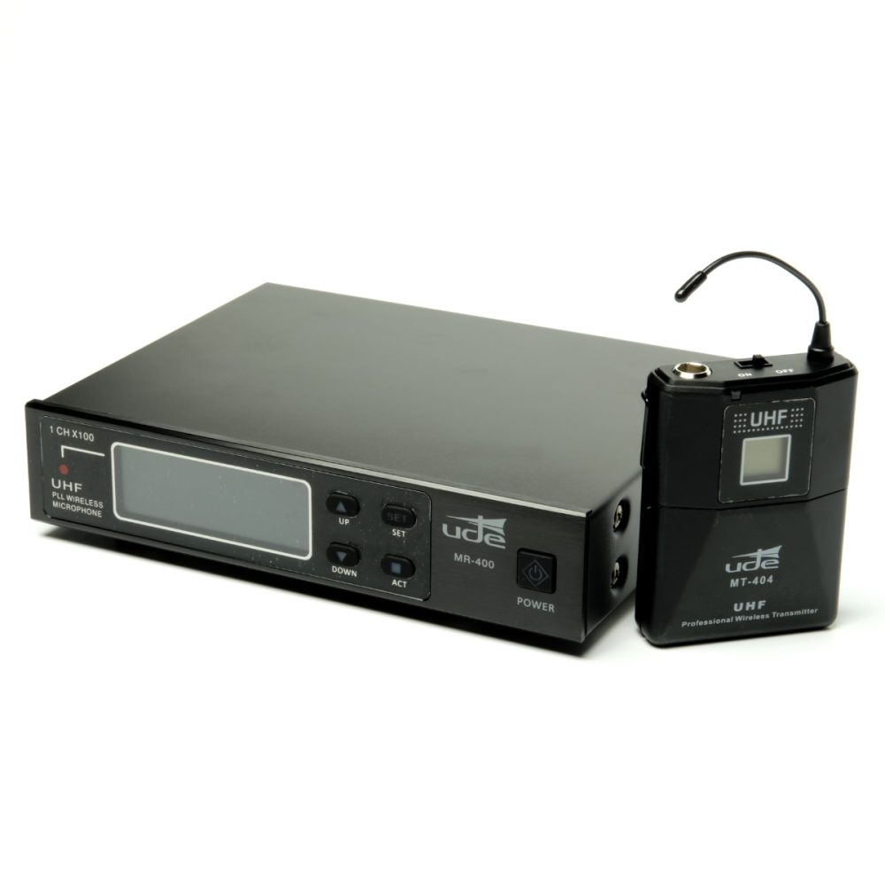 1046.mr400 Micro s/fios simples cabeça/lapela prof MR400L UDE