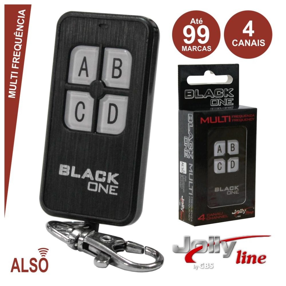 Comando progr. p/port. multif+roling 4t. blackone