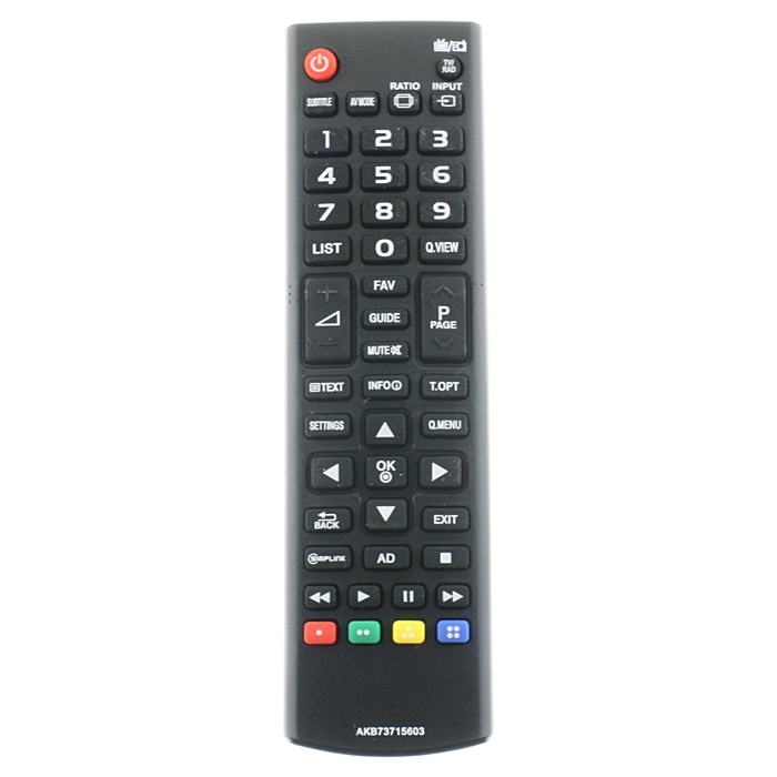 Comando p/tv equivalente lcd lg akb73715603