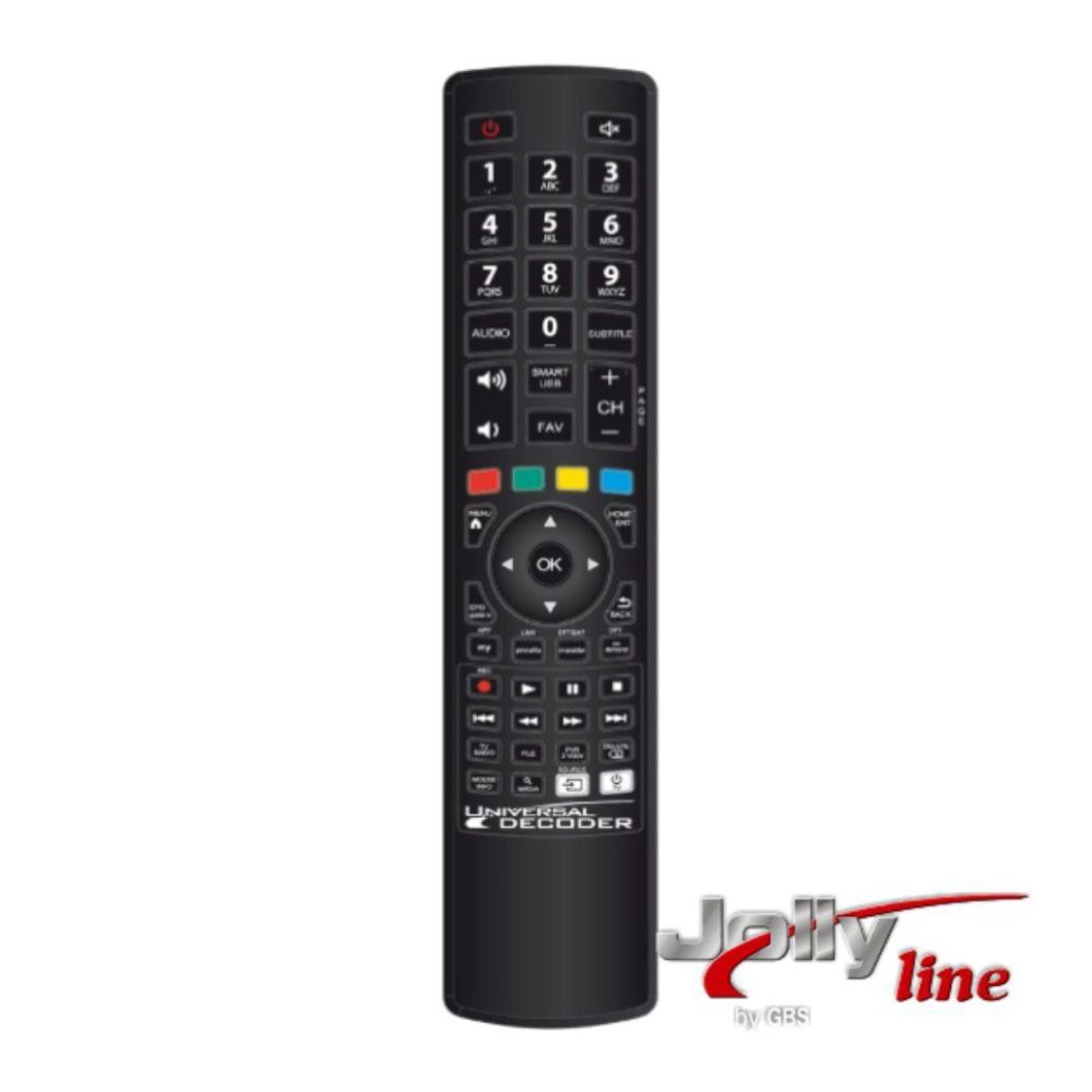 Comando universal p/TDT SAT DECODER TV JOLLY