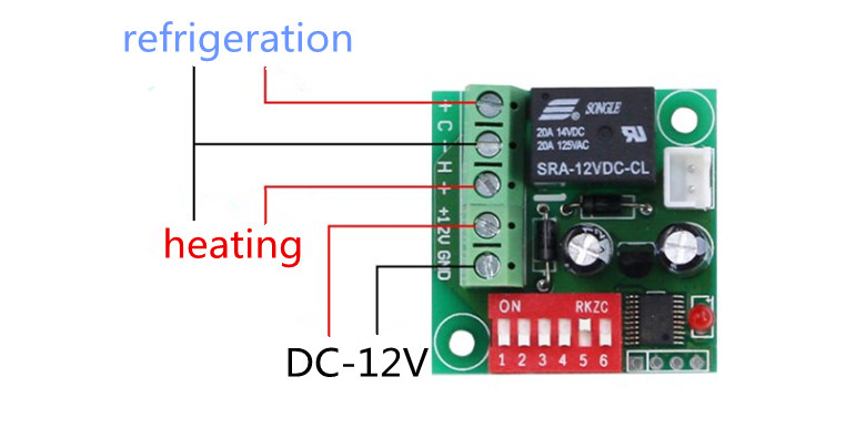 108.MD9188-4 Placa funduino, Control temperatura s/display 12v