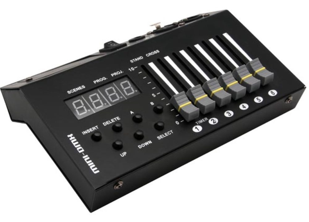 1600.132 Mesa de luzes dmx 54 can. mini c/displ vdpc054 hq