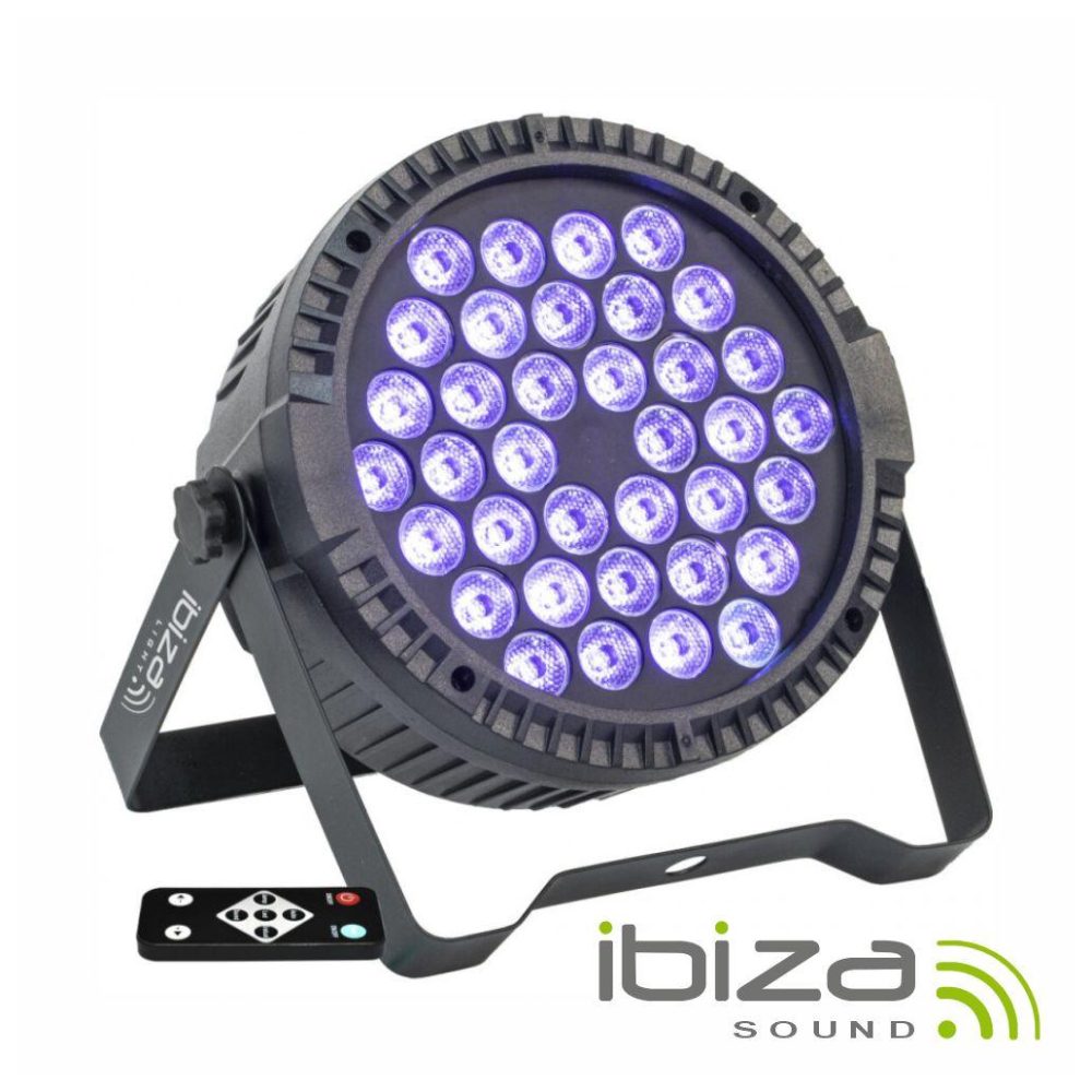 1600.73600 Projector Par36 dmx leds 36x1w THINPAR-36x1-RGBW IBIZA