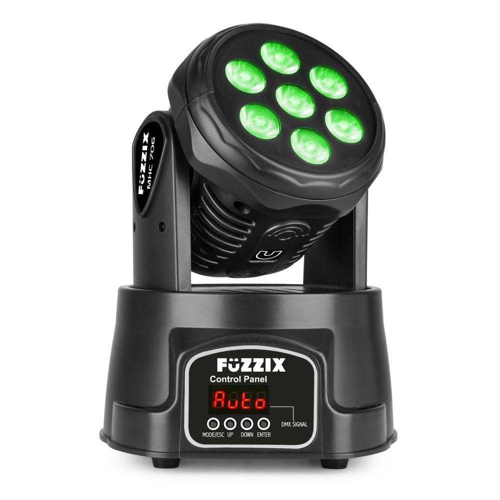 1600.8677 Robot moving head c/led 7x6w RGBW MHC706 Beamz