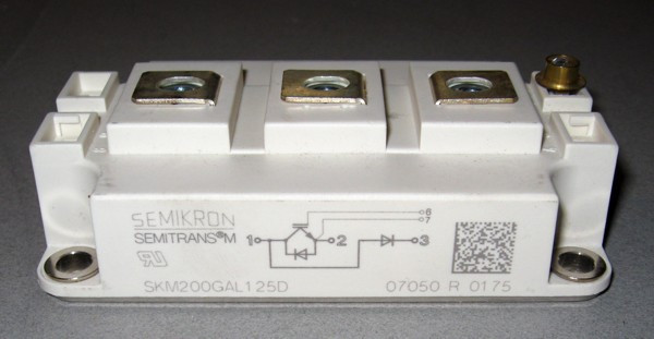 42.84 Transistor skm200gal125d modul igbt 40a 1200v 94w