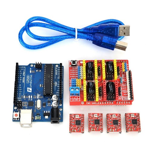 971.1575-0073 Placa funduino CNC Kit UNO V3.0 + 4(A4988) driver