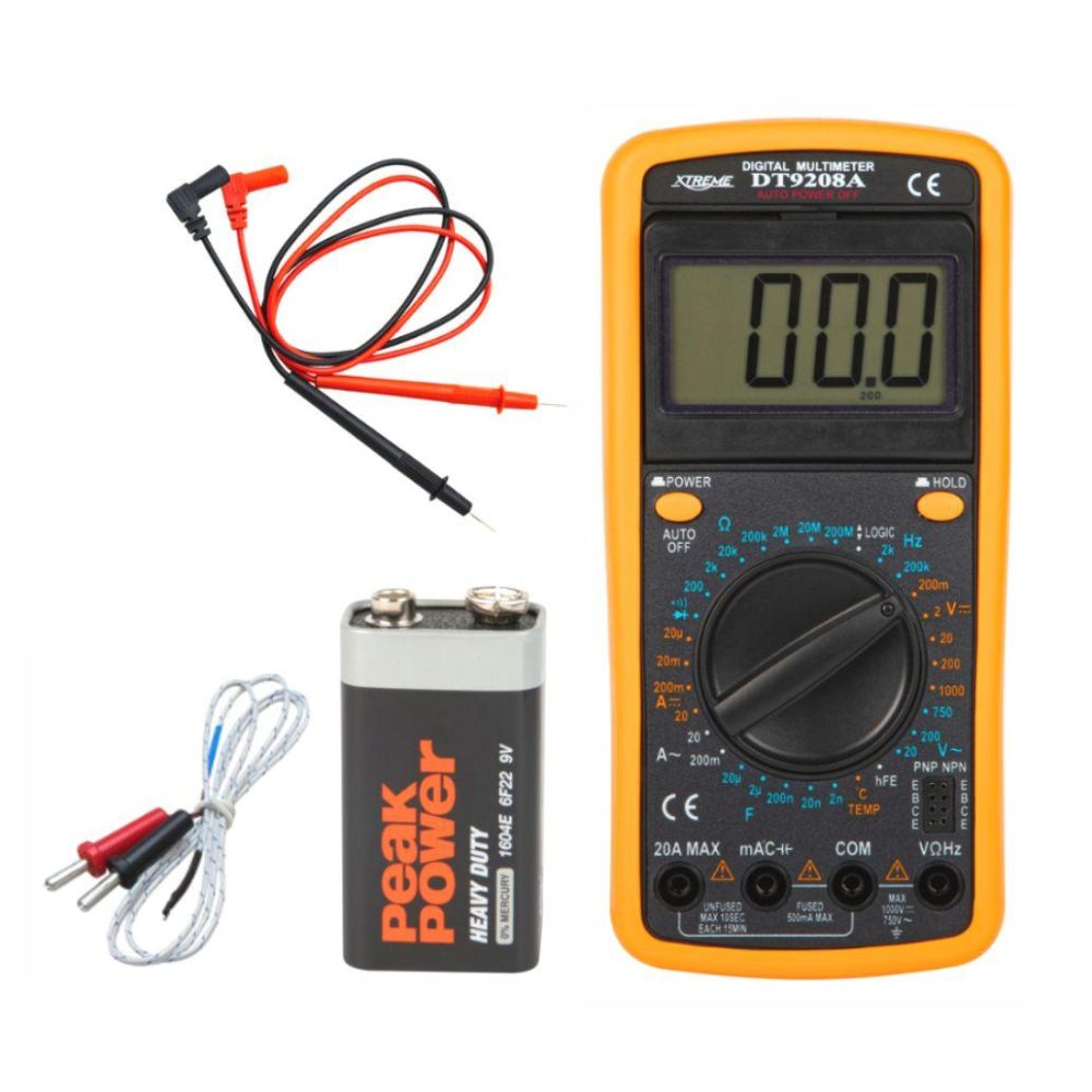 DT9208A MULTIMETRO DIGITAL 3 Digit. DT9208A