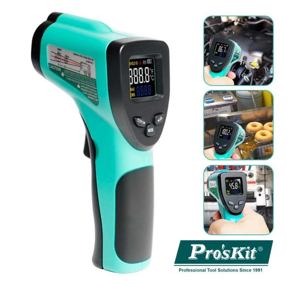 MT-4606 Termometro digital p/infra -50/+380 +laser mt-4606