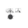 Rondson+CSL+615T-2 Coluna p/sonor. embutir 15w 100v/8r 6,5" csl615t