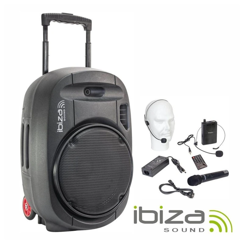 PORT15UHF-MKII_1.jpg-800x800 Coluna Amplificada 15" 800W USB/BT/SD/Bat/TWS UHF Preta